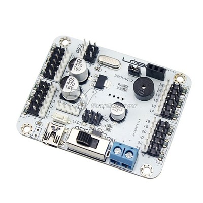 24 Channel Servo Controller Board Offline Operation for PS2 Bluetooth MP3 Module