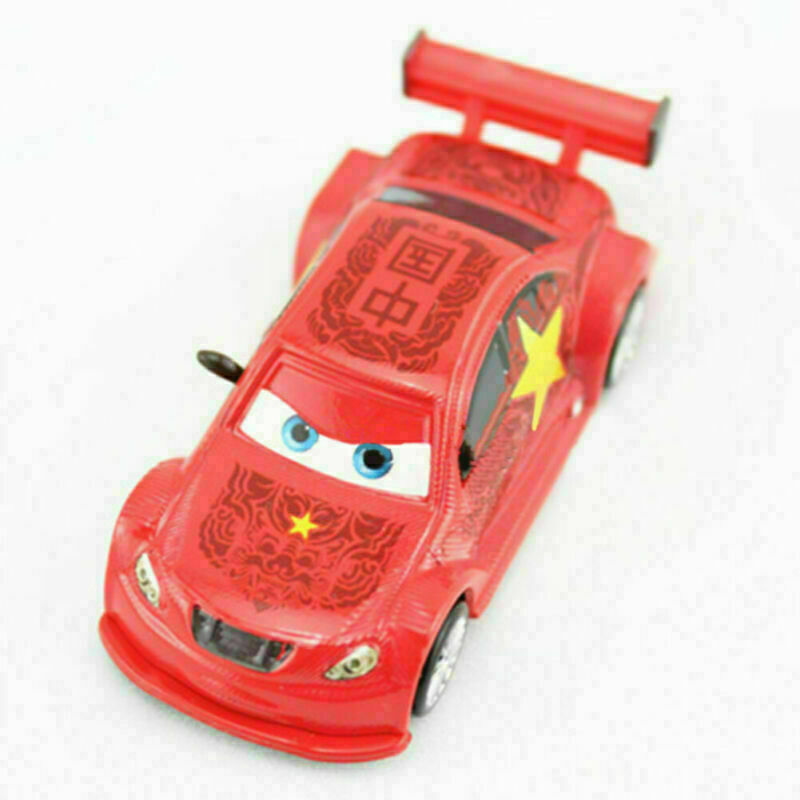 Car:Car2 China Super Chase Frosty:Disney Pixar Cars Lot Lightning McQueen 1:55 Diecast Model Car Toys Gift US