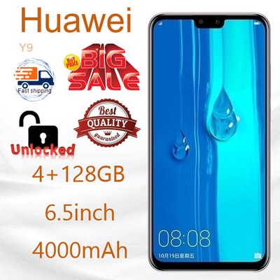 Huawei Y9 2019 Smartphone - 128GB, 6.5'' Global ROM, Unlocked ,2 Year Warranty