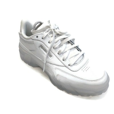 Reebok X Club C Cardi B Casual Sneakers Youth 5Y Womens 6.5 Athletic Shoes White