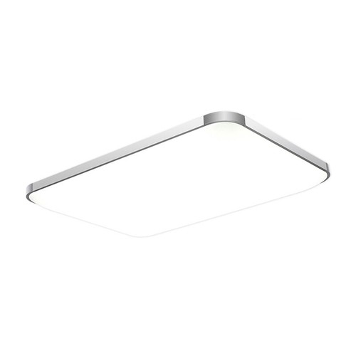 Modern Square Aluminum Rectangle Flush Mount Light Led Foyer