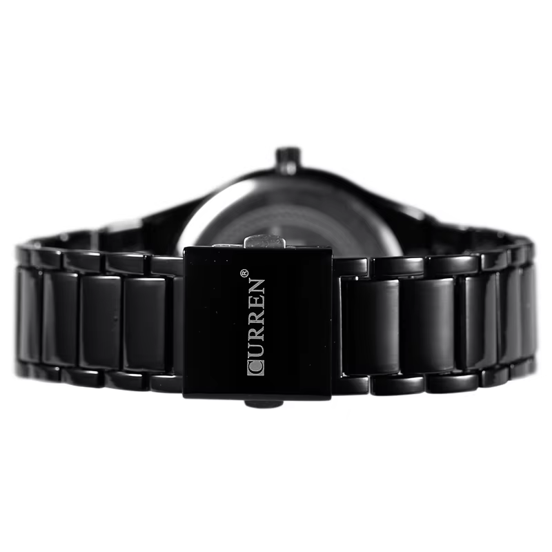 Men Watches Top Brand Luxury Male Watch Full Steel Display Date Fashion Quartz-W