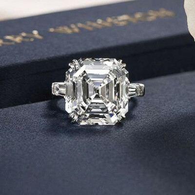 Fashion 925 Silver Ring Cubic Zircon Women Engagement Party Jewelry Sz 6-10
