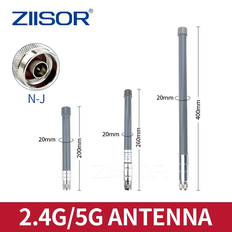 Outdoor 2.4GHz 5.8GHz Long Range Wifi Antenna Dual Band N Male SMA Glass Fiber 5