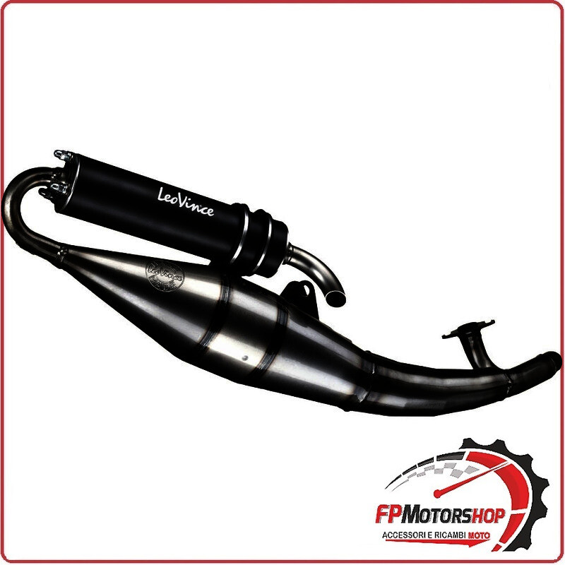 MARMITTA ESPANSIONE NERO PER SCOOTER MBK BOOSTER 50 88-01 LEOVINCE 4053B