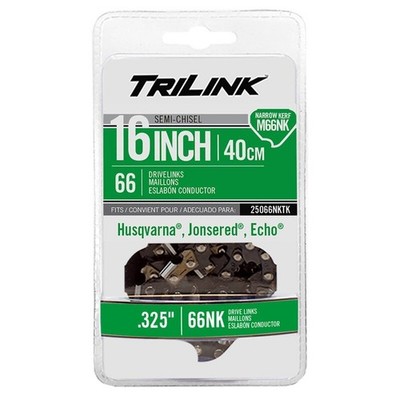 TRILINK CHAINSAW CHAIN CHAIN 16" .325 .050 66DL SEMI-CHISEL 66 STENS 25066NKTK