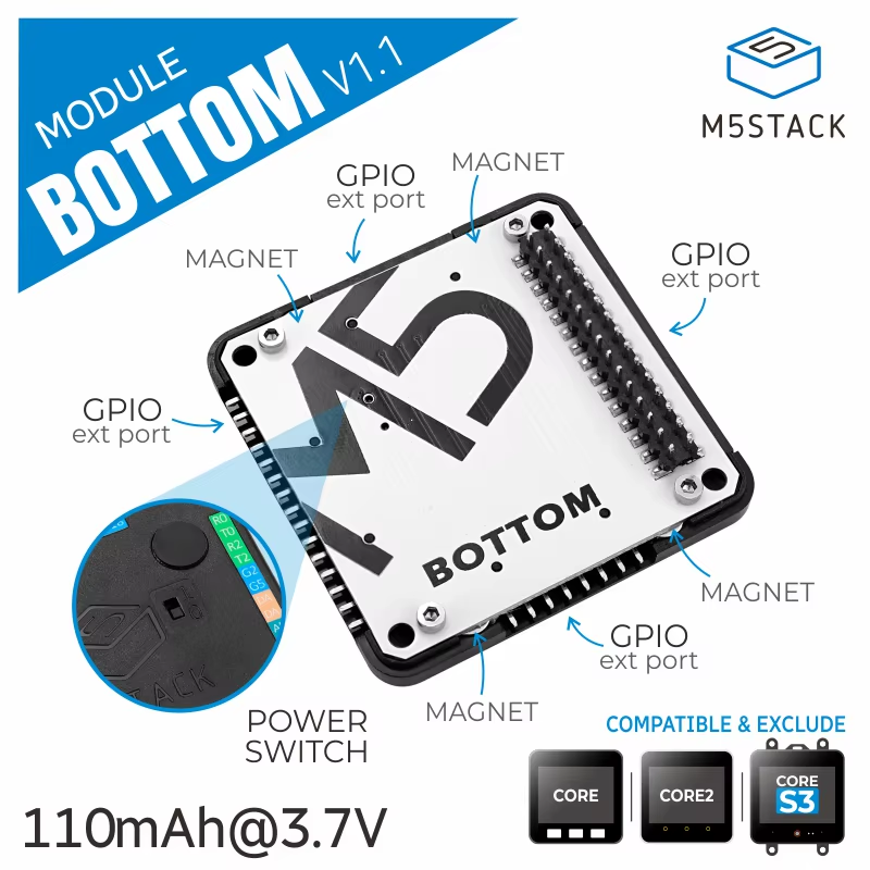 Official Battery Bottom 110mAh for Basic Core V1.1