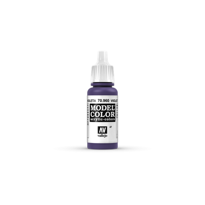 Pintura acrílica violeta color modelo Vallejo 70960 17 ml - alta calidad de p...