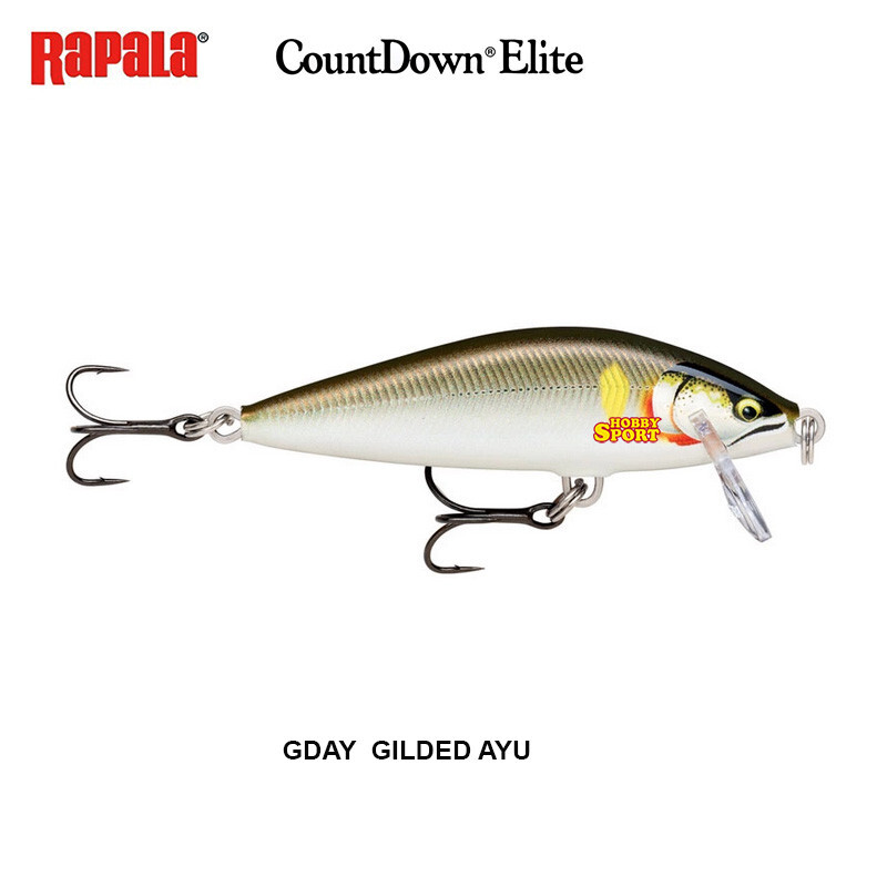 RAPALA ELITE CDE 95 COUNTDOWN  SINKING col GDAY  AYU SPINNING TROTA LAGO