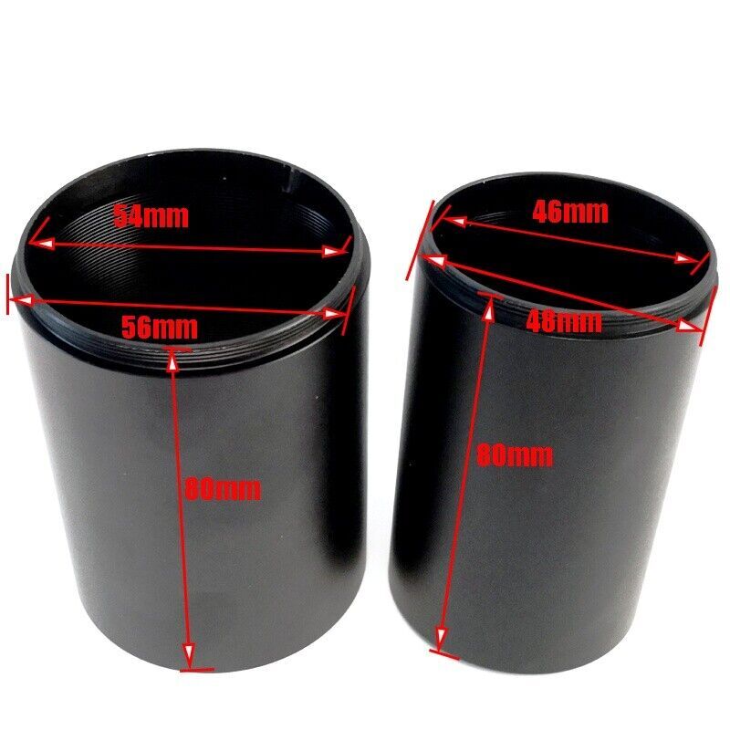 Rifle Scope Sun Shade Tube 40mm/50mm Objective Lens Scope Black