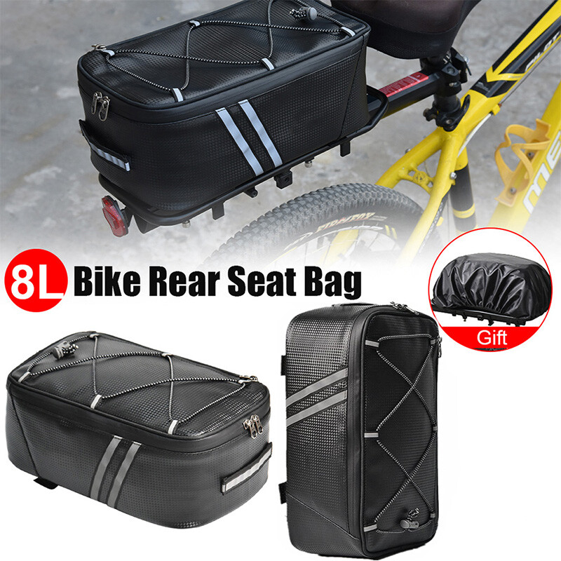Rear Rack Seat Bag Bike Cycling Storage Pouch Trunk Pannier