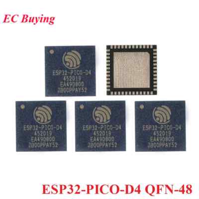 5pcs ESP32-PICO-D4 QFN-48 Dual-core SMD 4MB WiFi BLE Wireless Transceiver Chip