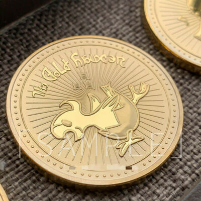 Final Fantasy XIV FF14 Cosplay Coin MOGLI Golden Coins Collectibles Cos Prop