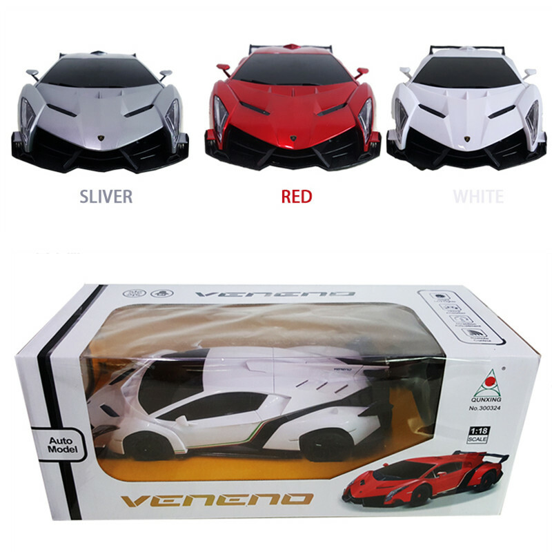 Electric Rc 1 18 Licensed Lamborghini Veneno Radio Remote Control Model Car Toy Ebay