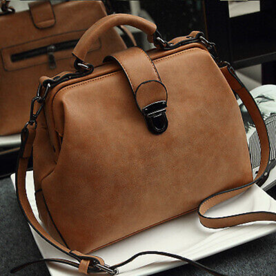 Fashion Women s retro doctor bag messenger bag ladies handbag shoulder bag
