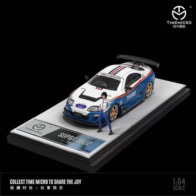 TIME MICRO 1:64 A80Z ADVAN / Rothmans Diecast Model Car