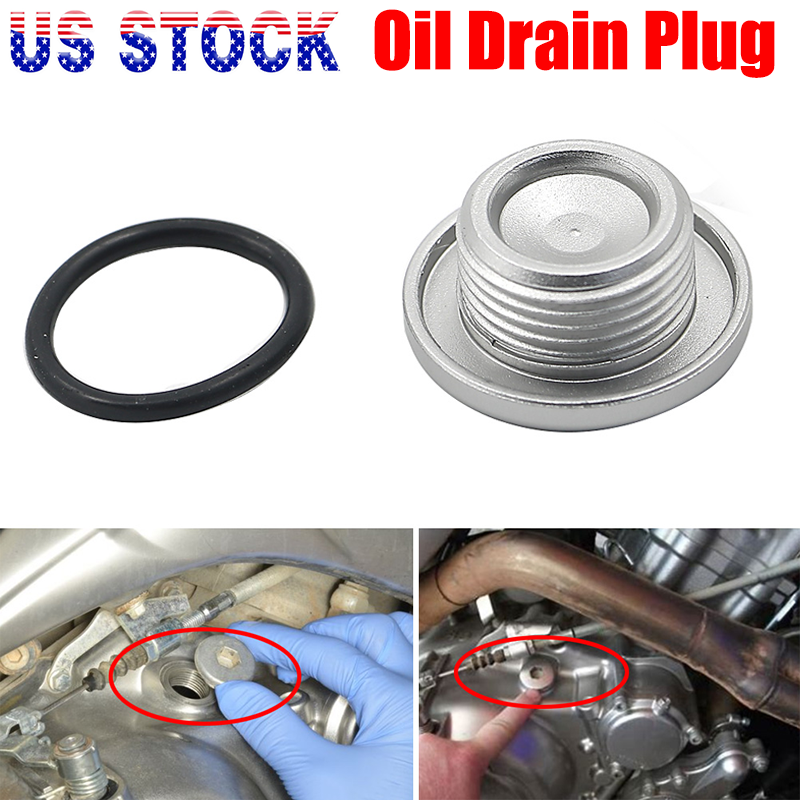 NICECNC Black Crankcase Oil Drain Plug O-Ring Compatible With Yamaha - Foto 11
