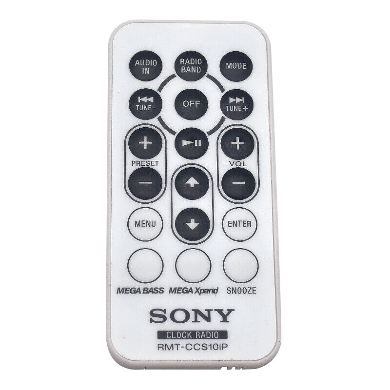 Sony Rmt-ccs10ip Radio Remote Control For Icf-cs10ip Icf-cs10ipb Clock Radio