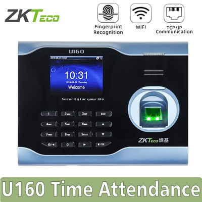 ZKTeco U160 TCP/IP WiFi Fingerprint Recognition Access Time Attendance System