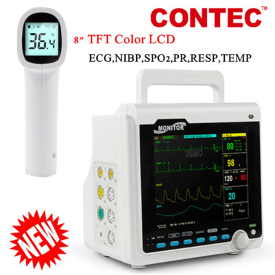 CONTEC CMS6000 ICU Vital Signs Patient Monitor 8'' Color TFT Multi-parameter CE