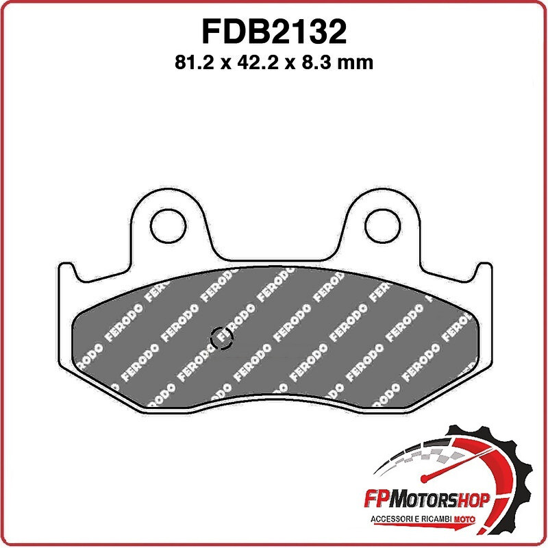 PASTIGLIE FRENI PER SCOOTER FDB2132EF KAWASAKI EPSILON 250 02>02 SUZUKI BURGMAN