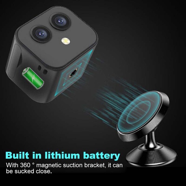 Wireless Mini Security Camera Outdoor Home Wifi Night Vision Hidden Cam 4K HD 1X - Image 10