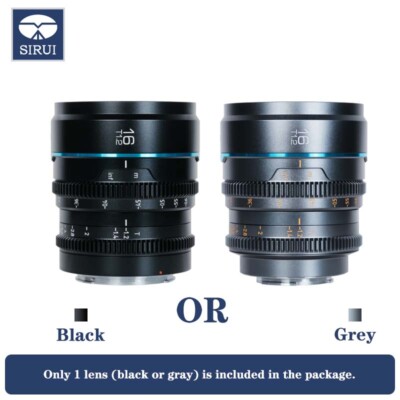 SIRUI Night Walker 16mm  75mm T1.2 S35 cine lenses for L RF M4/3 E mount Fuji XF
