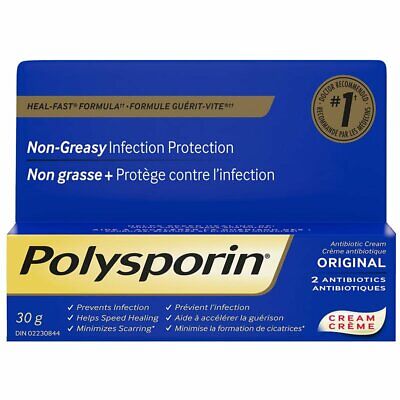 Polysporin Original Antibiotic Cream Heal-Fast Formula 30 g