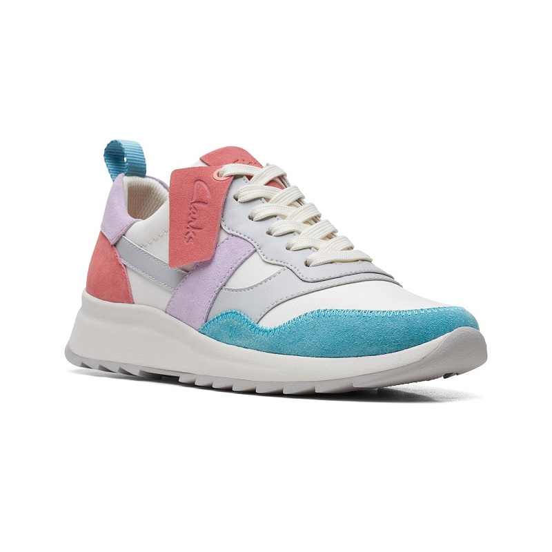 Кроссовки Clarks Dash Lite Jazz Damen Sportschuhe Freizeit Halbschuhe 261704314