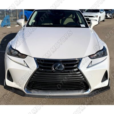 For 2017-2020 Lexus IS-Series AR-Style JDM Matt Black Front Bumper Body Kit Lip