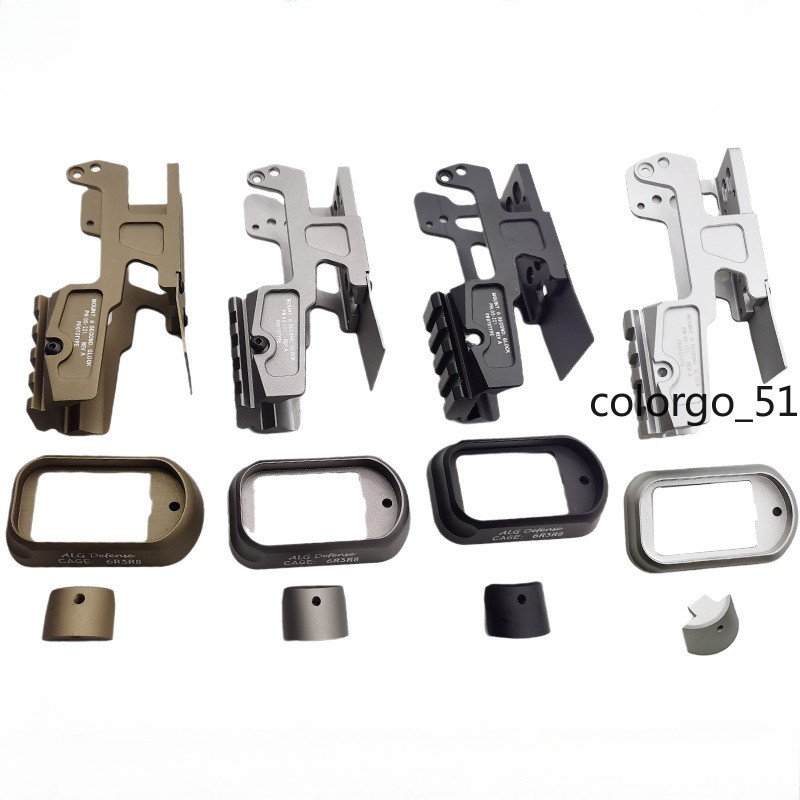 1 SET ALG Mirror Bridge Set Glock G17 Bracket P1T1/T2/RMR Clock G34G9 CNC