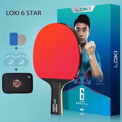 LOKI Table Tennis Racket Professional 5+2 Carbon Ping Pong Paddles 6/7/8/9 Star 