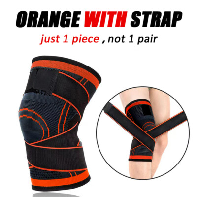Copper Knee Sleeve Compression Brace Support Gear Joint Pain Relief Protection