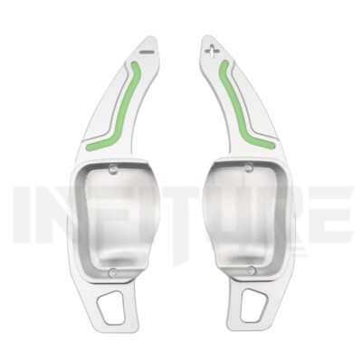 Silver Steering Wheel Paddle Shifter for VW Golf 6 Scirocco GTI Tiguan CC R20