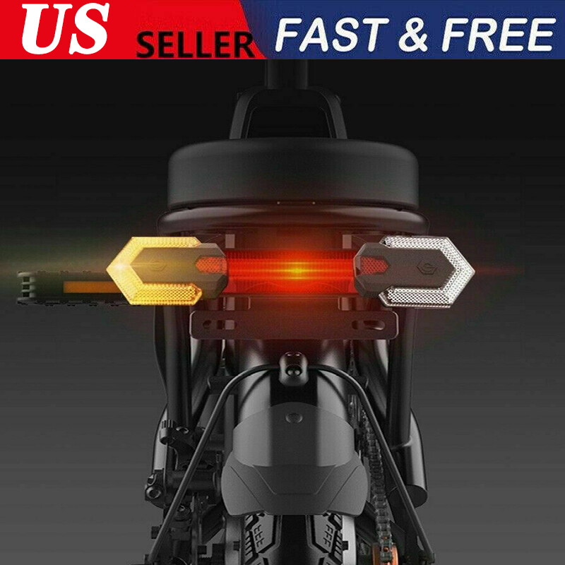 Bike Turn Signals Light Front and Rear w/ Smart Wireless Remote Control 1 Set