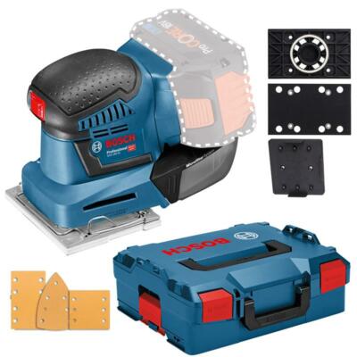 Bosch Akku-Schwingschleifer GSS 18V-10 Professional Solo / L-Boxx