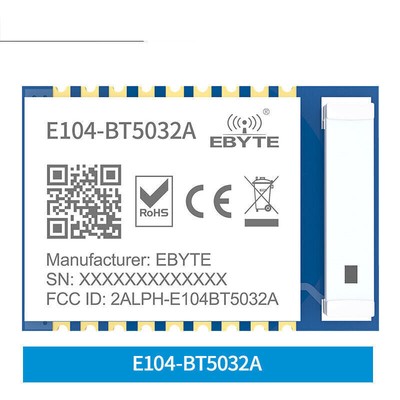 2.4GHz BLE5.0 IoT Bluetooth Module E104-BT5032A NRF52832 60m SMD BLE Module