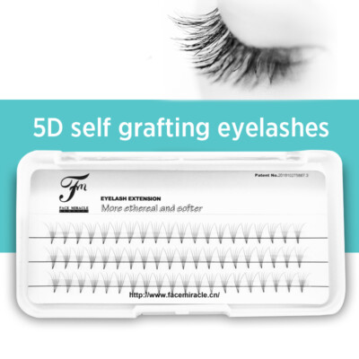 5D Volume Individual Mink Semi-permanent Eyelash Extensions 0.07mm