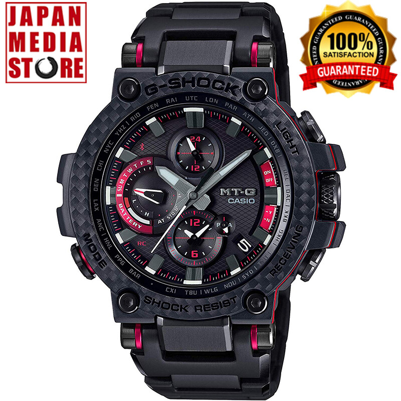 Pre-owned Casio G-shock Mt-g Mtg-b1000xbd-1ajf Bluetooth Solar Men Watch Mtg-b1000xbd-1a