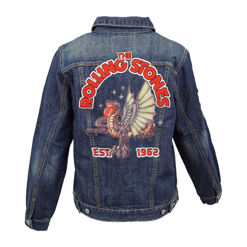 THE ROLLING STONES WOMENS LEVIS COLAB ESTABLISH DENIM JACKET THE ROLLING STONES WOMENS LEVIS COLAB ESTABLISH DENIM JACKET