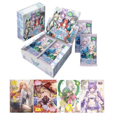 Goddess Flower Girl 2 Anime Waifu 30 Pack Booster Box Factory Sealed