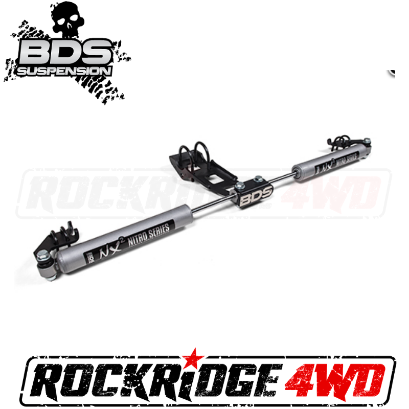Bds Nx2 Dual Steering Stabilizer Kit For 7391 Chevy / Gmc K10 K20 K30