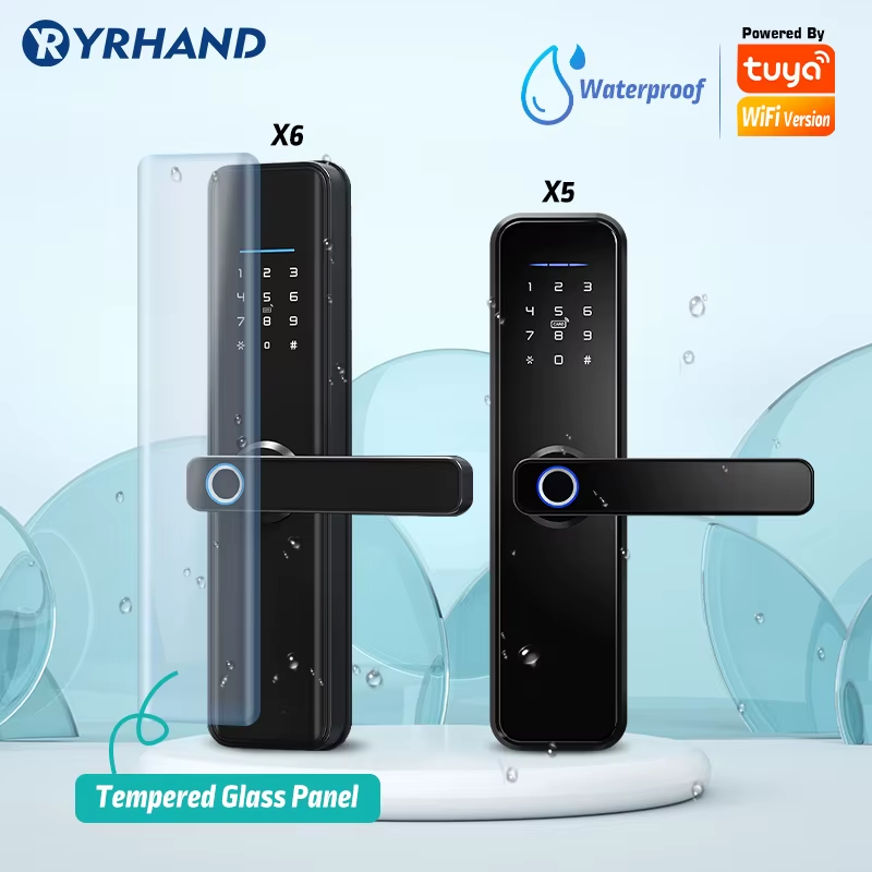 Waterproof cerradura intelige Tuya Biometric Fingerprint Security Intelligent Sm