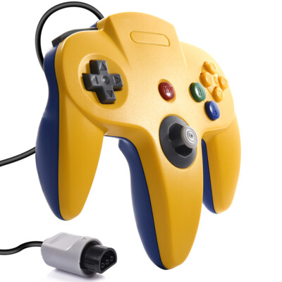 2PACK Wired Analog Retro Classic Gamepad Controller Joystick For Nintendo 64 N64