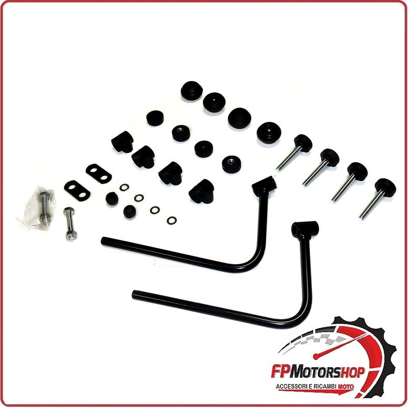 KIT ATTACCHI PARABREZZA SCOOTER PER PIAGGIO TYPHOON 50 2T 13> BIONDI 8500529