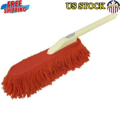 Car Duster W/ Plastic Handle Wax Treated Cotton Mop Scratch Free Dust Removal US