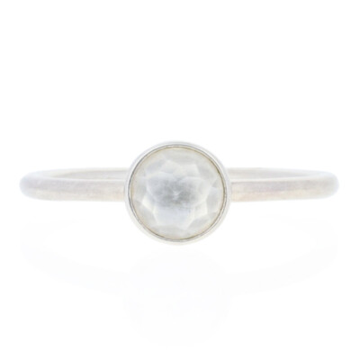 NEW Authentic Pandora April Droplet Ring - Silver Clear Stone 52 (6) 191012RC