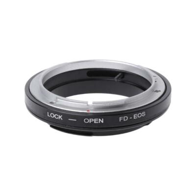 FD-EOS Mount Adapter Ring For Canon FD Lens to EF EOS Mount Camera Camcorder New