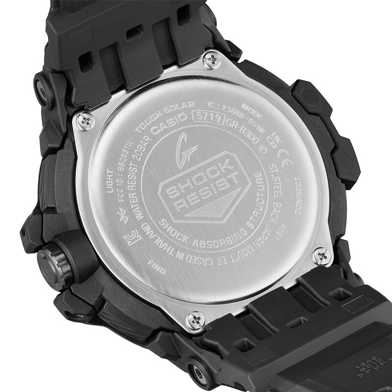 Pre-owned Casio G-shock Master Of Gravitymaster Black Men's Watch Grb300-1a