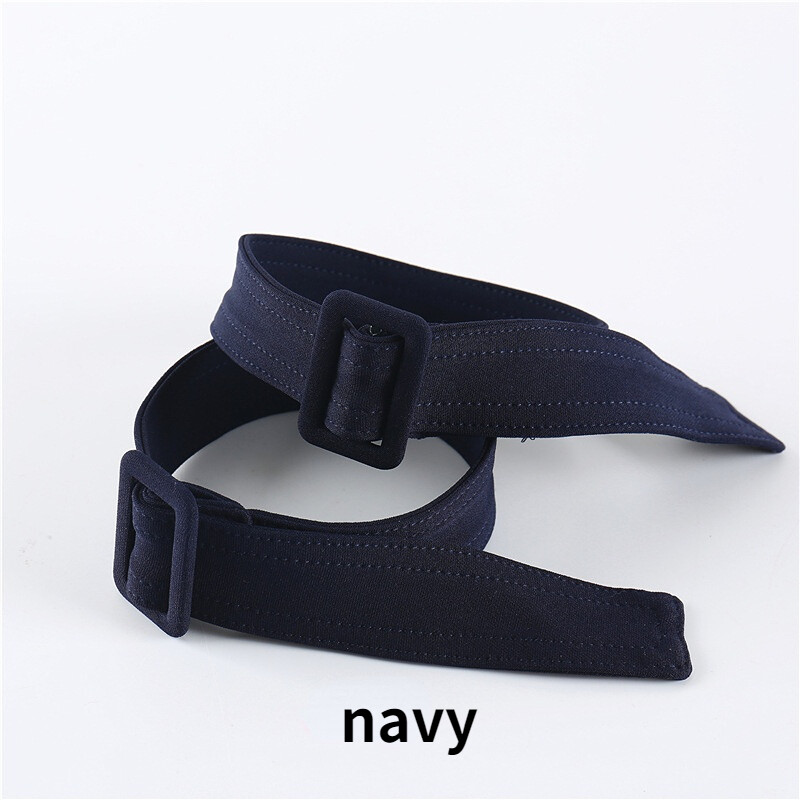 1 Paio Polsino Bande Cinturino Stringere Fibbie Ricambio per Trench Coat Maniche